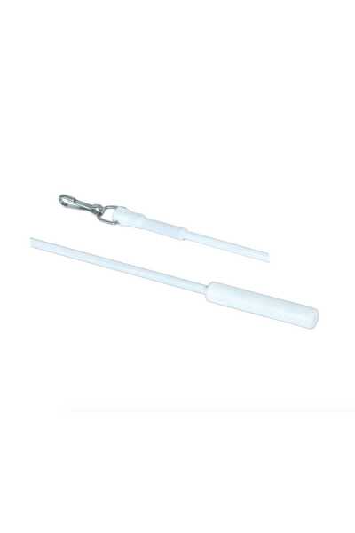 OEM Curtain and drapery control rod, PVC, white, 100 cm
