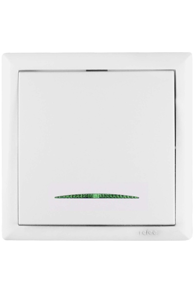 OEM Simple switch with indicator light Elegant IMBS STI E 45570, recessed, fr...