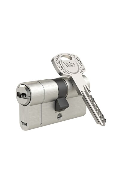 OEM Yale Gemini 1350 αφαλός ασφαλείας, ορείχαλκος, σατινέ νίκελ, 5 κλειδιά, 4...