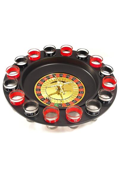 OEM Roulette game with shots, interactive game, 16 glasses, 18+ years, 32 x 3...