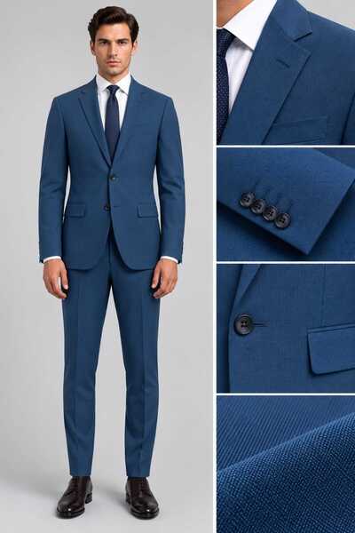Cambridge SlimFit Dokulu 140's Takım Elbise Beden: 46-48-50-52-54-56-58