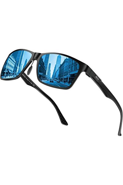 GENERAL Duco Rectangular Polarized Lens Sunglasses for Men |   Anti-Glare Sun...