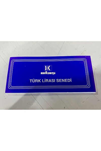 FİKİRBAY Özel mavi renk defter tip Türk lirası senet koçanı