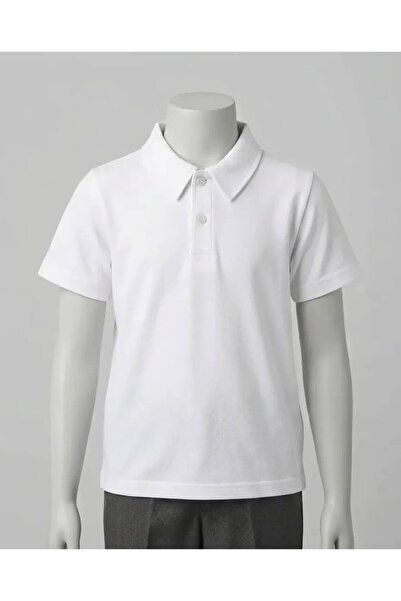 BES TREND Tricou cu guler polo pentru băieți, cu mânecă scurtă, pentru școală