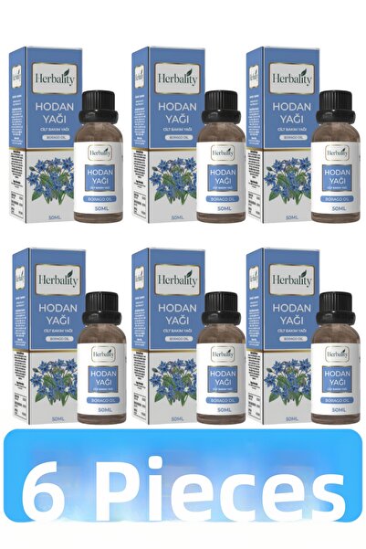 herbalıty Borage Oil 50 ml 6*Pcs