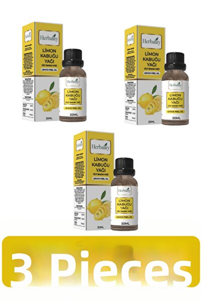 herbalıty زيت قشر الليمون 20 مل 3*الكمية
