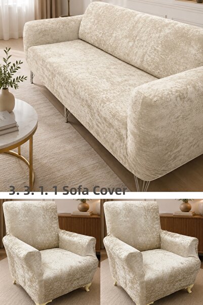 uzhanem Velvet 3.3.1.1 Husă pentru scaun Set de huse pentru canapea Textile p...