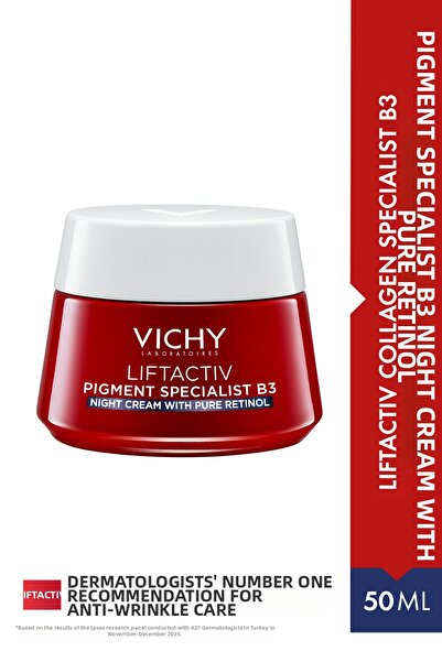 Vichy Liftactiv B3 Skin Tone Equalizing Night Cream Containing Retinol 50 ml