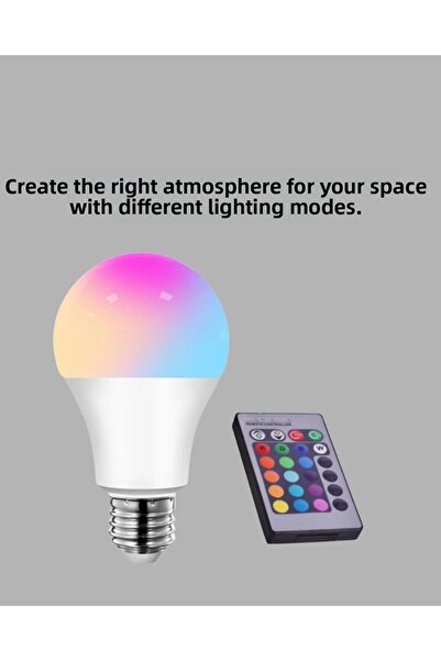 Sepetink مصباح LED بتحكم عن بعد RGB بإضاءة زخرفية بـ 16 لونًا