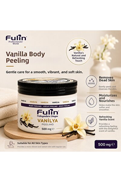 FULİN Permanent Vanilla Body Peeling 500 g