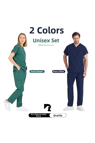 Raven Uniform SET DE 2 HEMOTIȚE - Set de uniforme unisex pentru asistentă med...