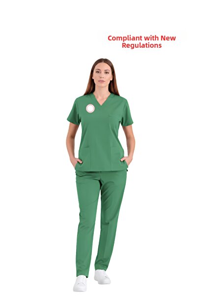 Brl Üniforma Uniforma de sală de operație material elastic Scrubs Set unisex ...