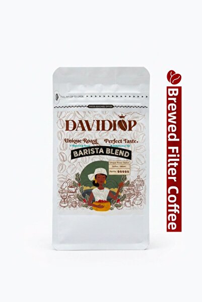 DAVIDIOP قهوة باريستا بليند إسبريسو (قهوة مطحونة مفلترة) 250 جرام