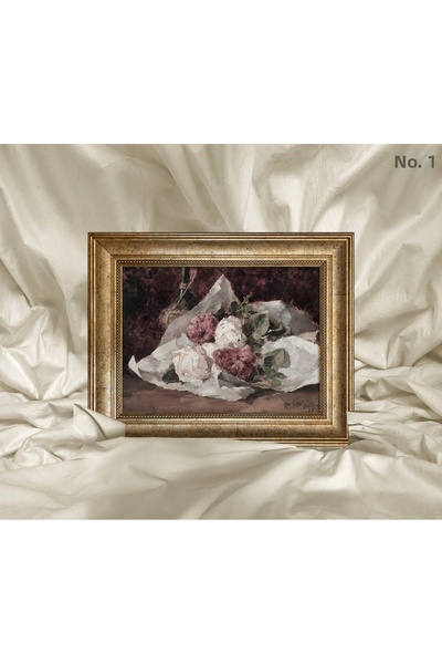 Vetro Design Ross Sterling Turner - Tablou înrămat cu buchet de trandafiri