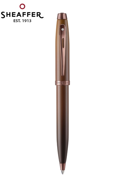 Sheaffer قلم حبر جاف من سلسلة 100 باللون البني