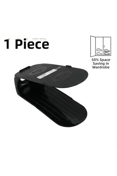 BuradaBuldun Adjustable Shoe Organizer Ramp - Space-Saving Shoe Rack Organize...