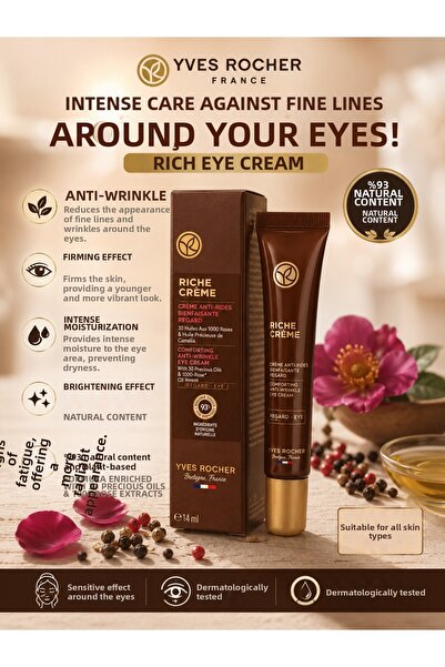 Yves Rocher Riche Créme Special Intensive Care and Nourishing Eye Contour Cre...