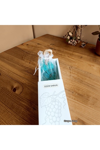 ASEL PLAST Grape Shaped Transparent Scented Decorative Soap |   Natural Ingredient Scented Hanging Soap - Salkım Hanging Soap