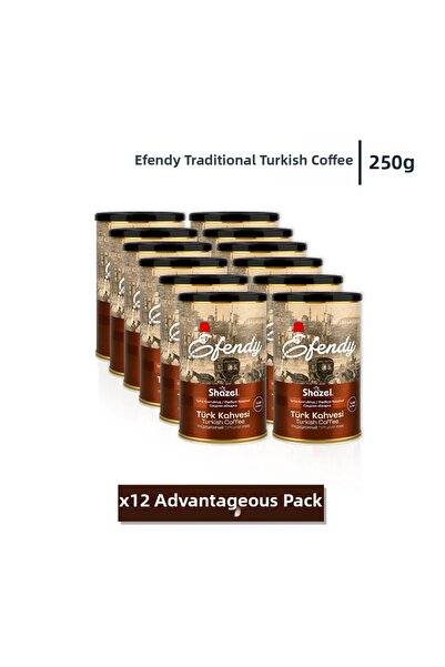 Shazel Efendy Traditional Turkish Coffee |   Medium Roasted |   Tinplate |   ...