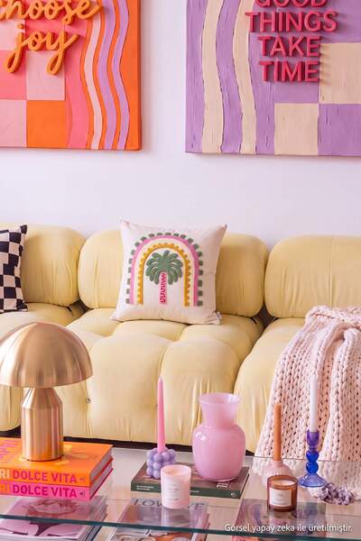 TRENDYOLMİLLA HOME غطاء وسادة مطبوع TPHSS26KKK00029