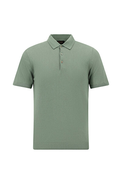 Abdullah Kiğılı Μπλουζάκι από βαμβακερό γιακά πόλο Slim Fit