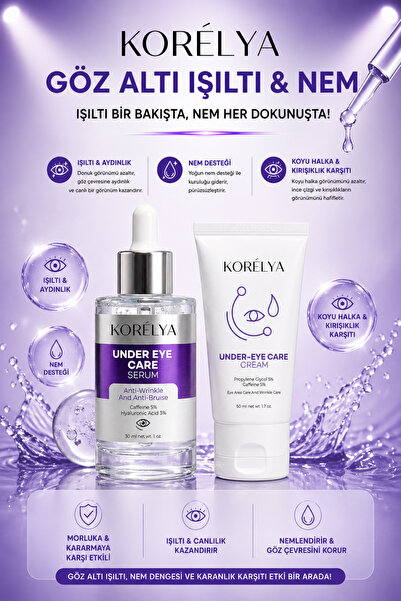 KORELYA Göz Altı Işıltısı & Yoğun Nem Bakımı Seti