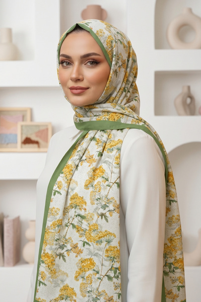 Zerruba Desenli Soft Pamuk Şal DS-243