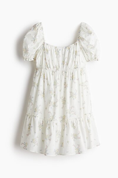 H&M Fırfırlı Elbise
