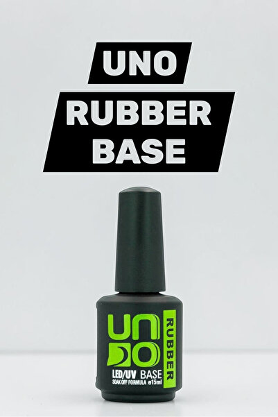 Easy Beauty UNO Rubber Base Coat 15ml Protez Tırnak Jeli Baz Kat Rubber Base Gel