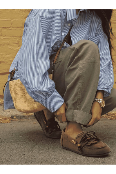 Bambi Καφέ Γυναικεία Παπούτσια Loafer K01566004872