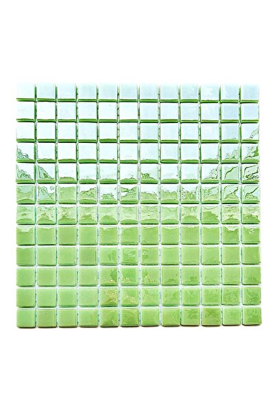 MozaiKristaL Tüm yüzeyler için 25x25mm. Adaçayı Yeşili, 31,5x31,5cm. Fileli C...