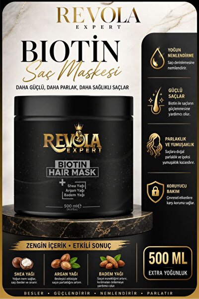 REVOLA EXPERT Biotin Keratin Içerikli Yoğun Bakım Saç Maskesi Aşırı Yıpranmış...