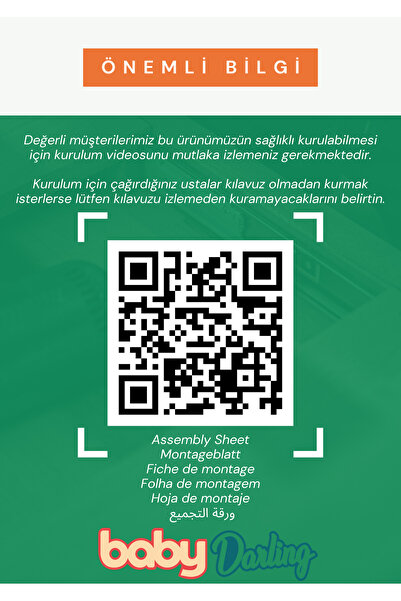 De Mobilya Katlanır Mutfak Masası 145cm x 90cm (6 Destekli)
