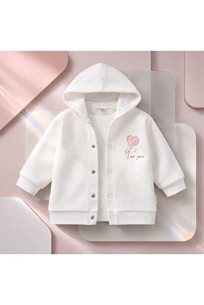 Mini Okyanus Bebek Kapüşonlu 3^lü Takım