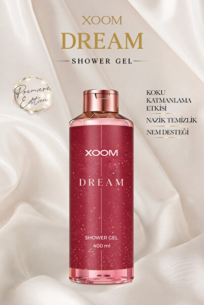 XOOM Black Dream Kadın Duş Jeli 400 ML – Cildi Nemlendiren , Kalıcı Koku