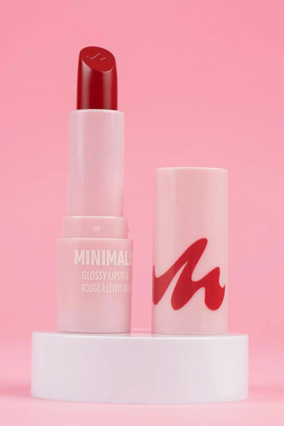 Miniso Licensed Minimalist Series Shiny Lipstick No 03 - Shiny Lip Paint with...