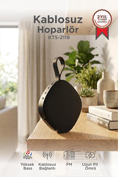 Torima Bluetooth Hoparlör Taşınabilir Kablosuz Speaker KTS-2119 Siyah