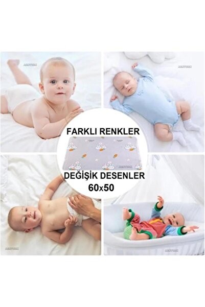 abnturk 5 Adet Bebek Bezi Değiştirme Şiltesi Su Geçirmez Çift Katlı Yıkanan T...