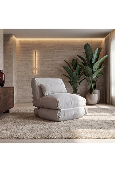 Yatsan Sit'n Sleep Katlanır Minder Krem