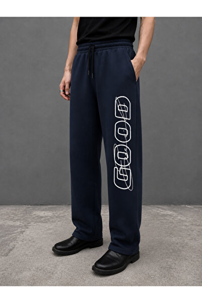 COMANCHERO Trening de vară unisex, cu text imprimat, croială largă și picior lat