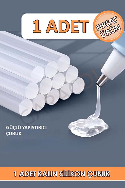 garaccu Kalın Mum Silikon Çubuk 30 cm 1 Adet