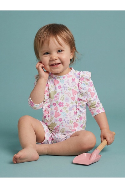 Floral Baby Girl Swimwear