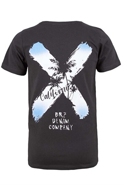 BRZ KIDS Erkek Çocuk Arka Baskılı Kısa Kollu T-shirt