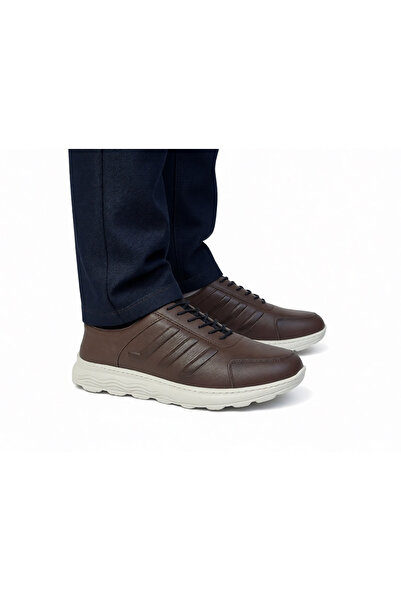 ATA AYAKKABI Casual Men's Shoes Inner Outer Genuine Leather Orthopedic Brown ...