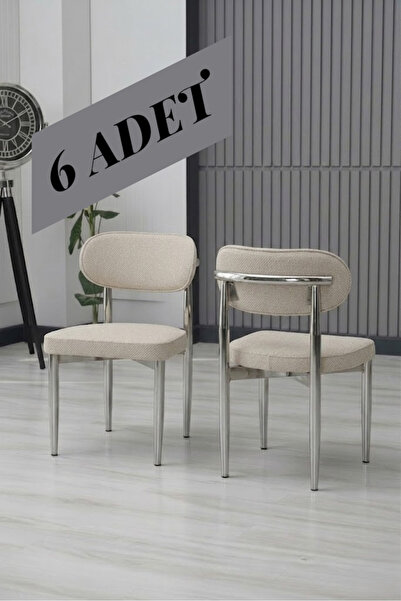 JoyMassa POLO SANDALYE NİKEL AYAK 6 ADET
