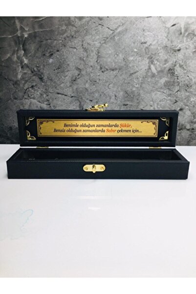 TESBİHEFENDİ Gümüş Püskül Turkuaz Siyah Ateş Kehribar
