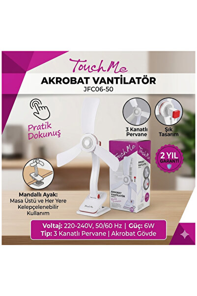 Touch Me Akrobat Masa Üstü Vantilatör P298469S2765