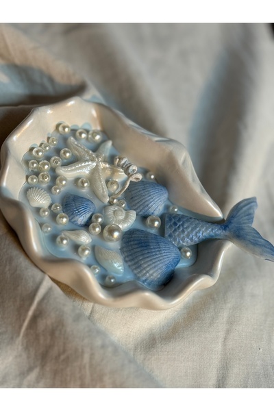 NOVA CANDLE & SOAP Aquamarin Istiridye Mum