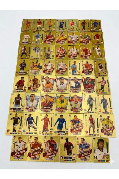 CANTEX TECH Football Player Playing Card 55 Pieces Gold Series Pocket Flexibl...