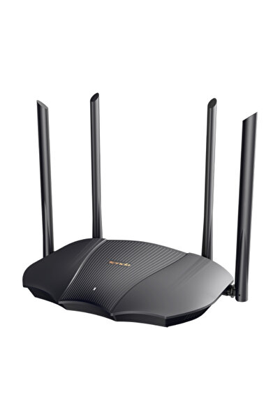 Tenda Wi-Fi 6 Router, DualBand 2.4Ghz/5GHz, 574+2402Mbps, 4x6dBi, 3 Gigabit p...